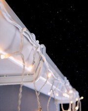 Mini Gutter Hooks, White, Pack