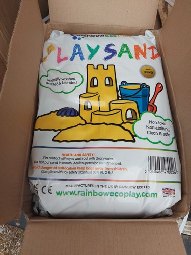 Rainbow eco play sand - sand, natural
