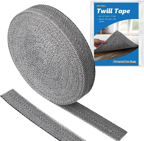 50m cotton twill tape heavy - cotton,