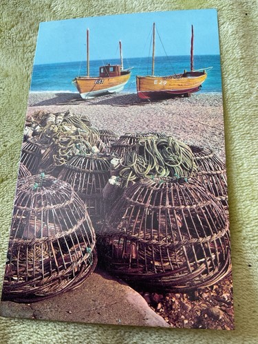 Postcard fishing boats - postcard,