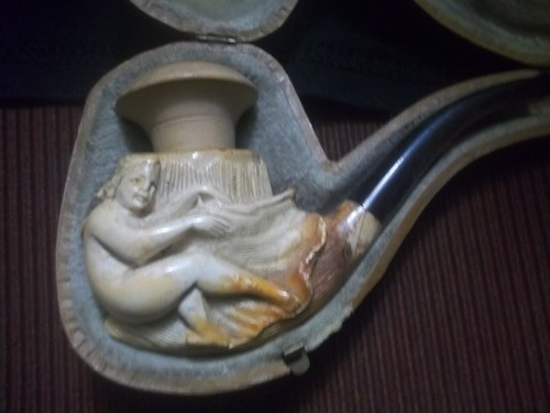 Antique meerschaum smoking - meerschaum,