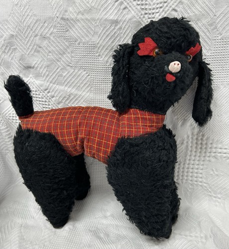 Vtg 1950 black poodle - 1950's/60's,