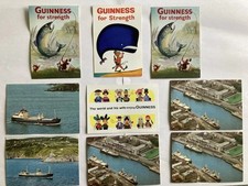 9 Vintage Guinness Postcards