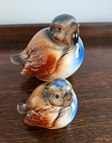 Goebel ceramic bird figurines - goebel,