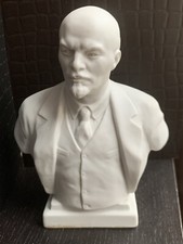 Porcelain figurine - Bust of Lenin - LFZ - Soviet Memorabilia 