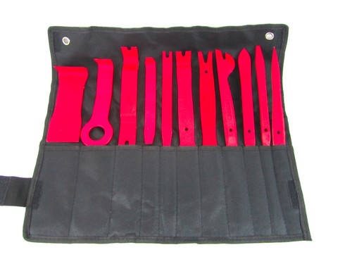 Fastener and molding - , removal