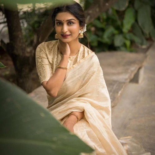 Party wear saree blouse - saree,