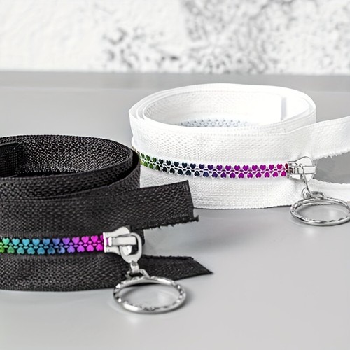 5pcs zipper ring - 5pcs, open-end
