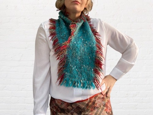 French scarf wool - scarf, womens