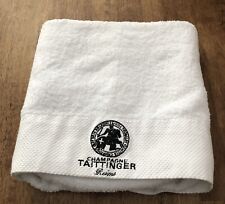 TAITTINGER CHAMPAGNE WHITE BEACH TOWEL  NEW DESIGN BRAND NEW 