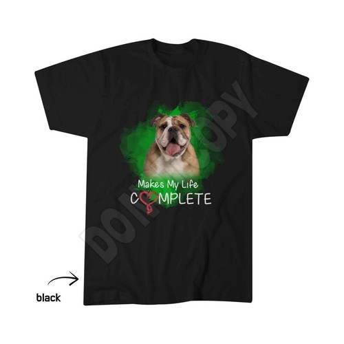 English bulldog shirt pet - bulldog,