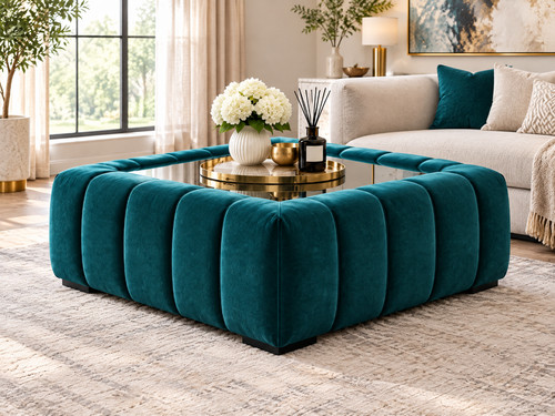 Luxury plush velvet sofa - luxury,