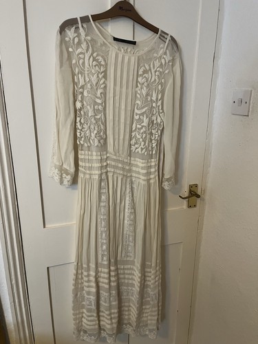 Zara lace dress knee length - dress,
