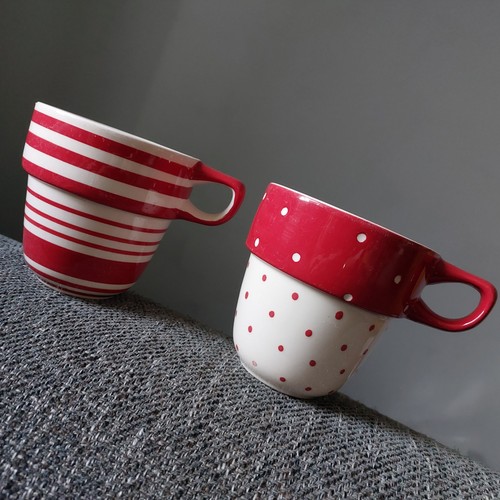 Stacking mugs red - 2, m&s