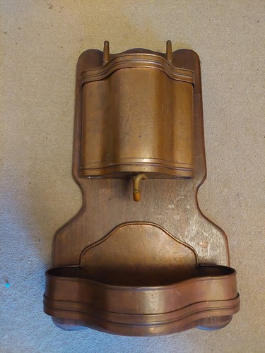 Antique french copper lavabo - french,