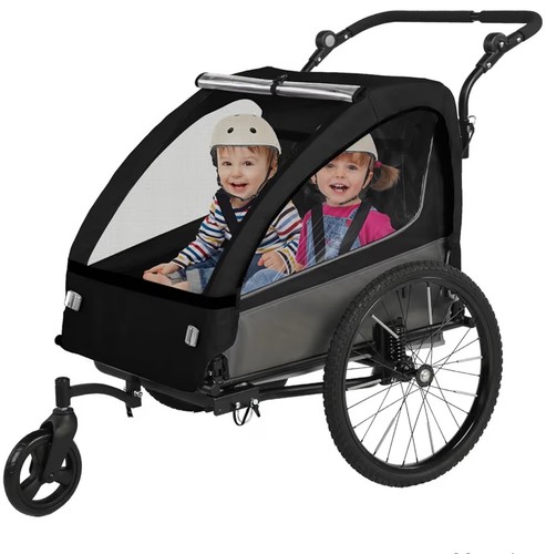 Kids bike trailer and - bike,