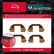 Brake Pad Fitting Kit fits HONDA PRELUDE 2.0 Front 92 to 00 F20A4 Apec Quality