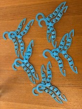Set Of Ten Blue Baby Clothes Hangers