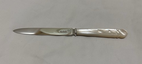 Sterling silver letter opener - letter,