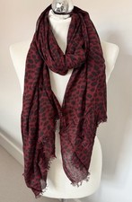 WHISTLES DARK RED ANIMAL PRINT