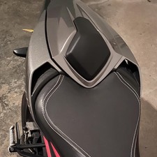 Gray Rear Seat Cowl Passenger