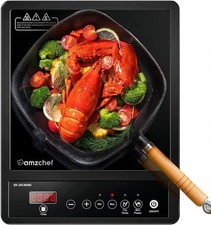 Portable Induction Hob, 10 Temperature Settings and Power levels 300W to 2000W
