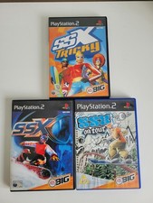 3x PS2 Playstation 2 Games - SSX, SSX  Tricky and SSX On Tour - All Complete