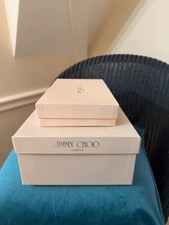 Jimmy Choo Nude Patent Shoes In Box  & Matching Handbag with Dust Bag