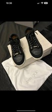 Jimmy Choo Trainers. Size 4. Black Sparkle. Sold As Seen In Photos