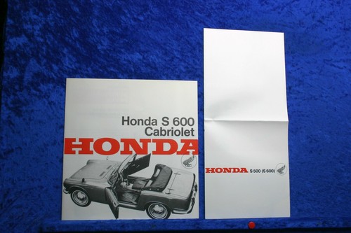 Honda 500 s600 1963 brochure - 500,