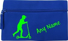 Scooter Boy Print Blue