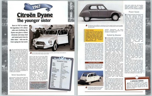 Citroen dyane 1960 - -, 1960/1970