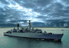 HMS BROADSWORD - HAND