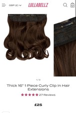 Lullabellz  16" 1 Piece Curly