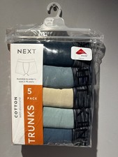 Boys Next Multicoloured 5 Pack Trunks (like tight boxers) age 15-16 years new
