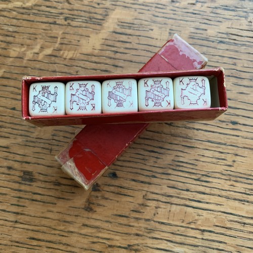 Vintage poker dice - vintage, in