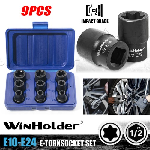 9pc torx impact socket - 9pc, set