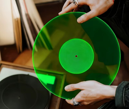 Acrylic turntable record slip - acrylic,