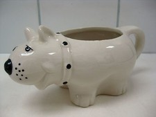 STAFFORDSHIRE ENGLISH BULL TERRIER MUG CUP trinket POT STAFFY dog lover gift