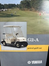The Yamaha G2-A Petrol Golf Kart Car Sales Info Brochure Frameable