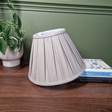 Box Pleat Lampshade New Taupe