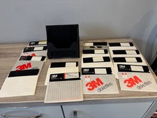 Memorex 5 1/4" Floppy Disk Storage Case Box & 14 Floppy Disk's Vintage Computing