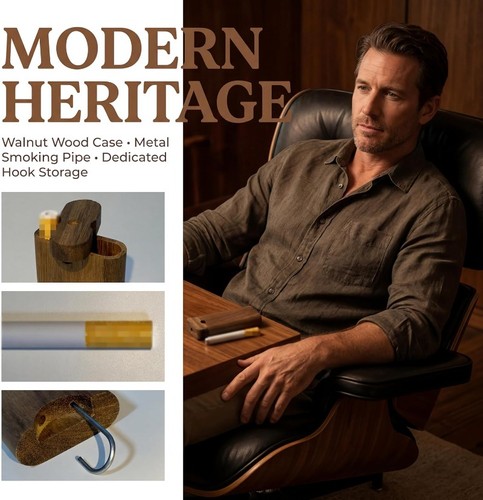 Portable walnut storage box - portable,