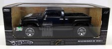 Hot Wheels 1/18 Scale Diecast G7221 Hummer H3T Pick Up Black Model Car