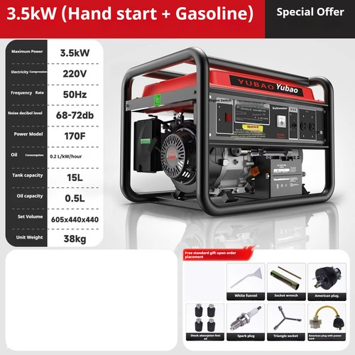Open air gasoline generator - open-air,