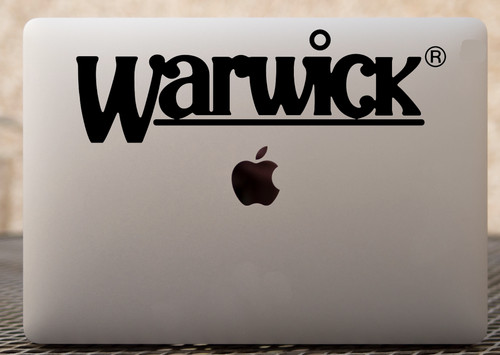 Warwick bass logo decal - warwick, decal-