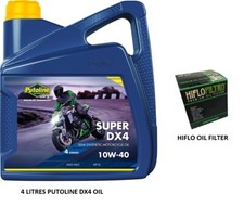 Oil and Filter Kit For Yamaha YFZ 450 R 2019-2020 PUTOLINE DX4 10W40 Hiflo