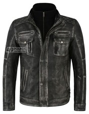 Men's Leather jacket Distress
