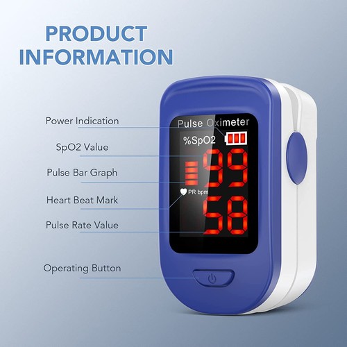 Oximeter finger pulse blood - oximeter,