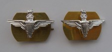 British Army Parachute Regiment Anodised Collar Badges
